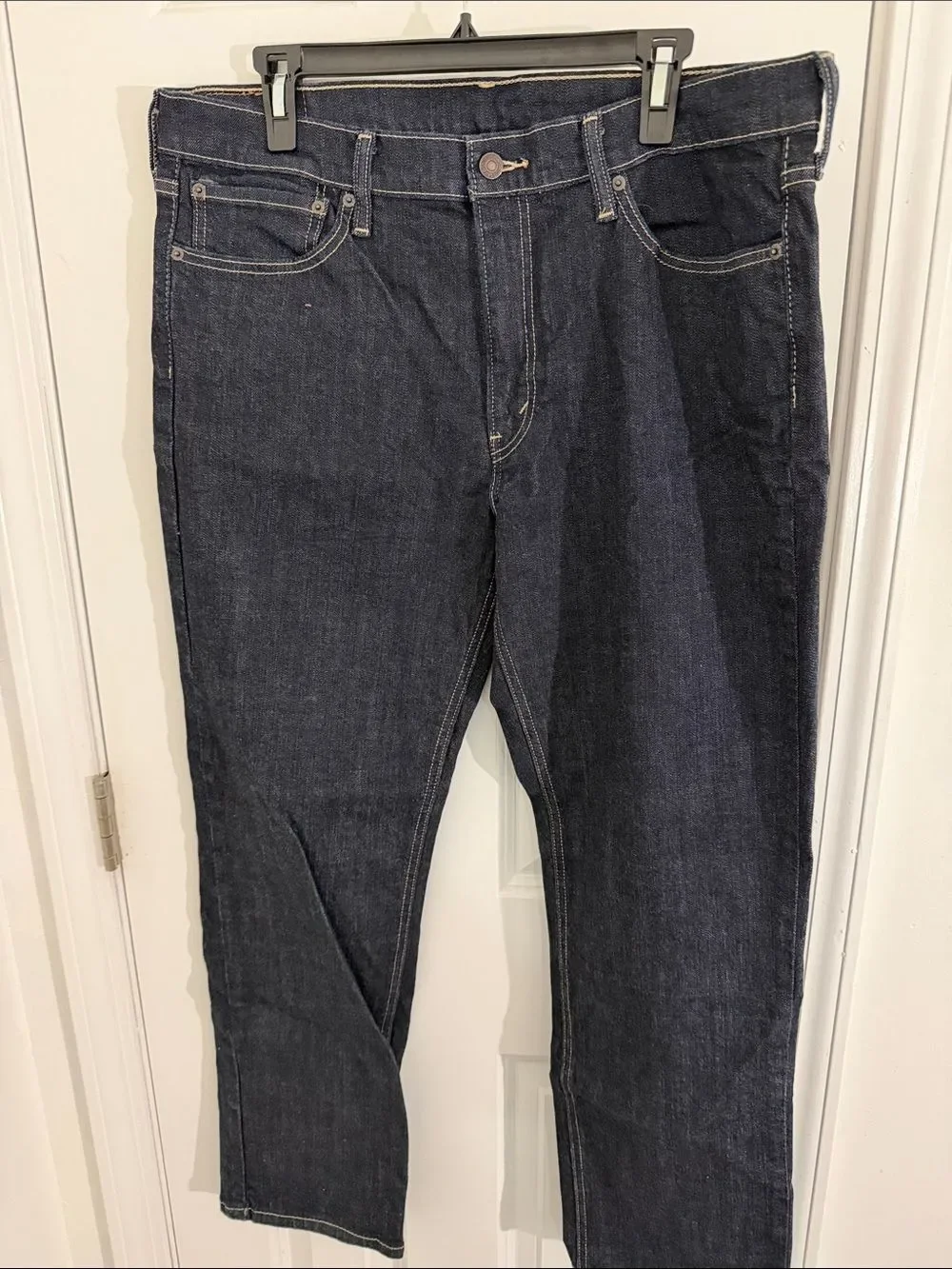 Levi's Men's Dark Indigo Straight Jeans Size 36X32